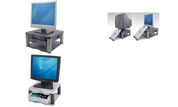 Monitorständer Premium Kunststoff platin-3