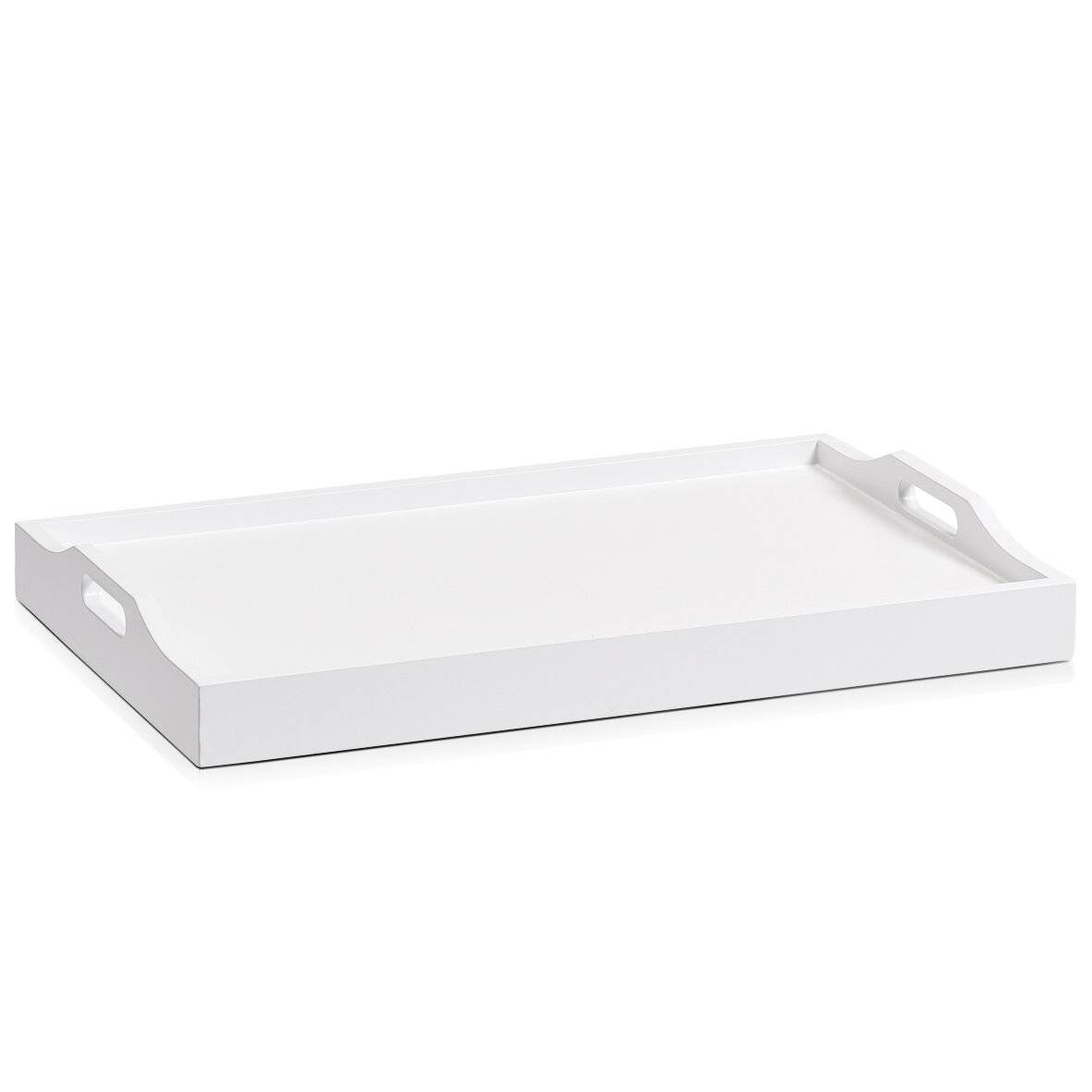Betttablett, MDF, weiß ca. 56,5 x 35,5 x 27 cm-1