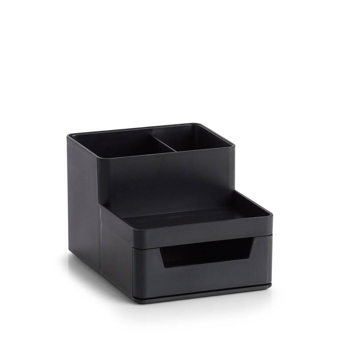 ZELLER - Schreibtisch-Organizer 15.3 x 11.2 9.3 cm schwarz-0