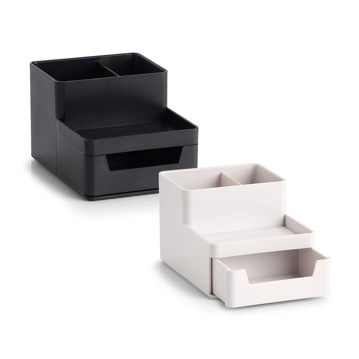 ZELLER - Schreibtisch-Organizer 15.3 x 11.2 9.3 cm schwarz-3