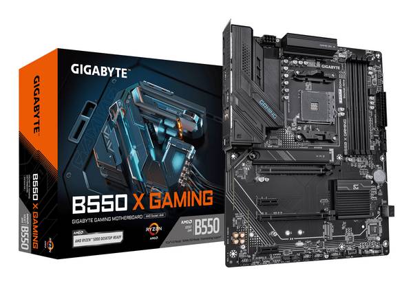 Gigabyte B550 X Gaming AM4 ATX DDR4 - Mainboard - AMD Sockel Ryzen - Mainboard - AMD Sockel AM4 (Ryzen)