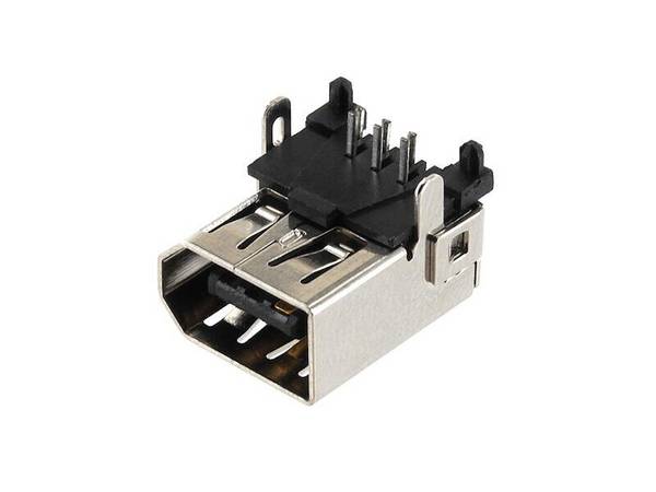 econ connect FireWire Buchse 6 polig print abgewinkelt