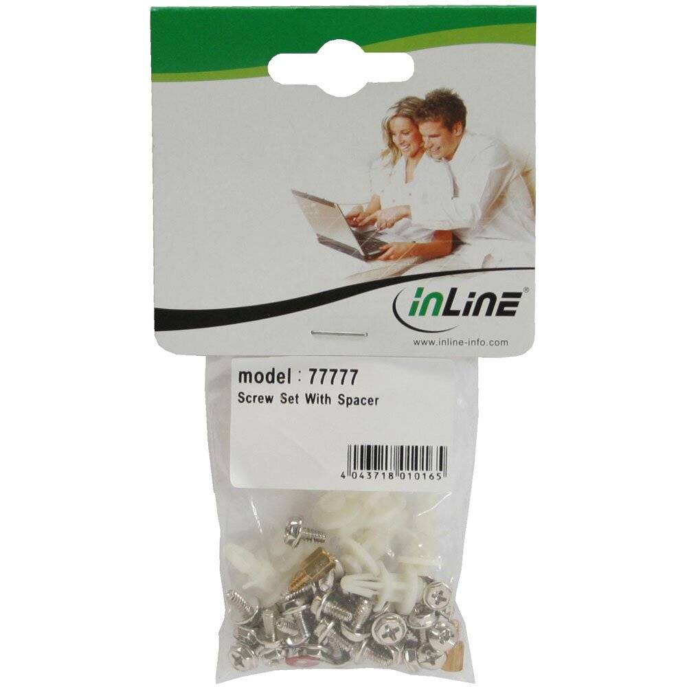 InLine® Schraubenset, mit Abstandshalter etc.-2