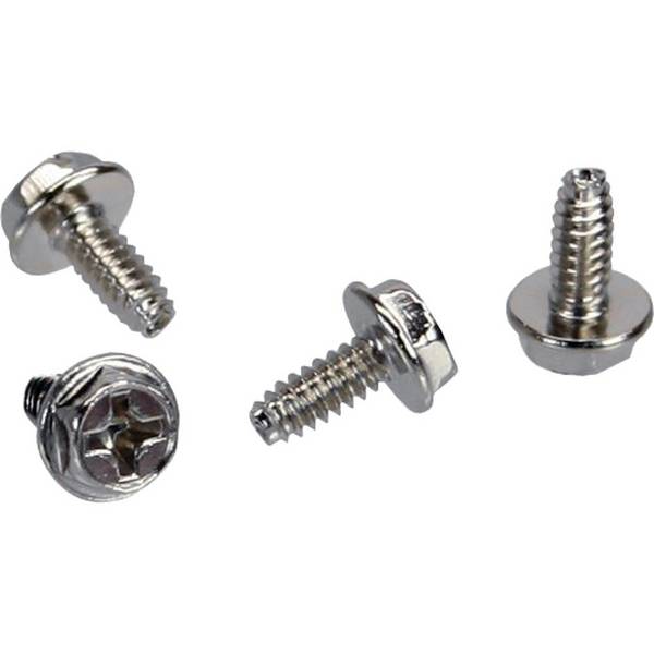InLine® Schraubenset, für 3,5" Festplatten, lange Ausführung 8mm, 50-teilig