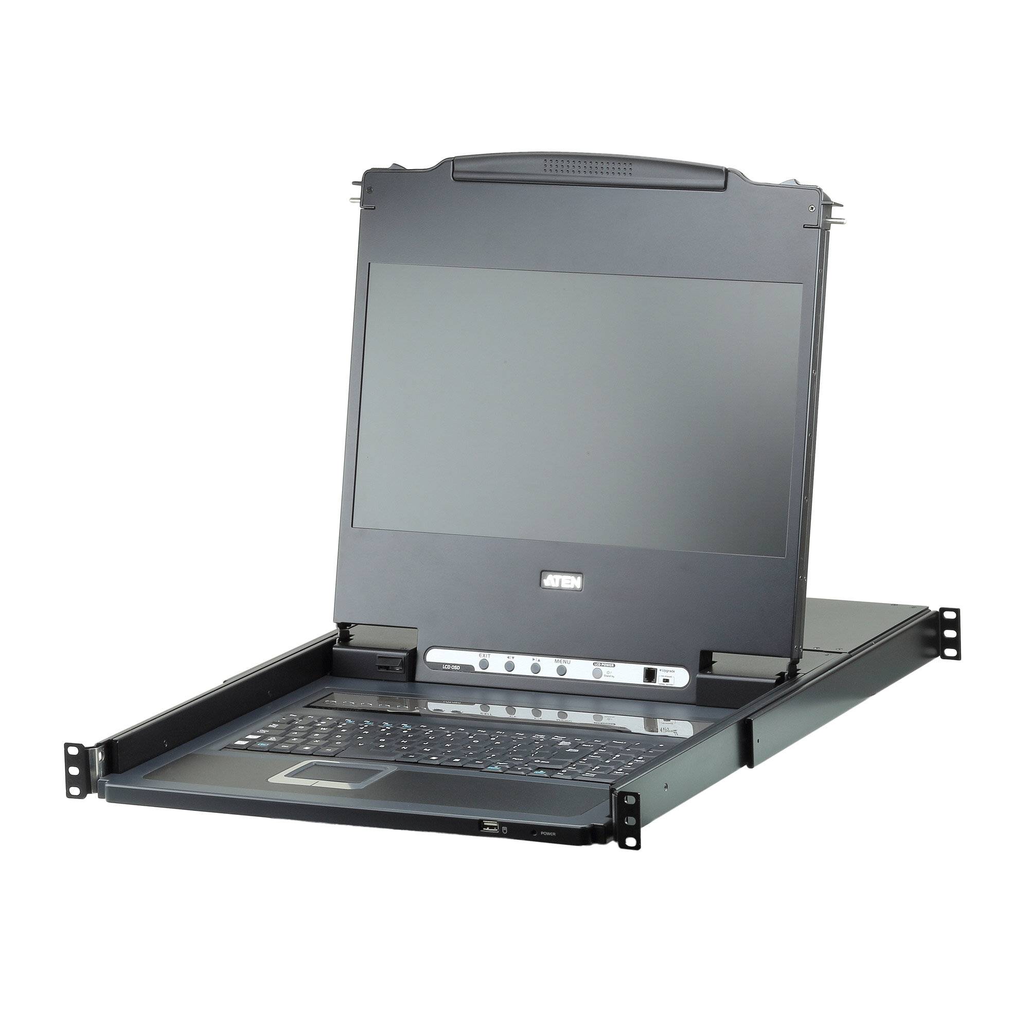 ATEN CL6708MW 43cm LCD KVM Switch, USB-DVI 8 Port, DE-Layout-2