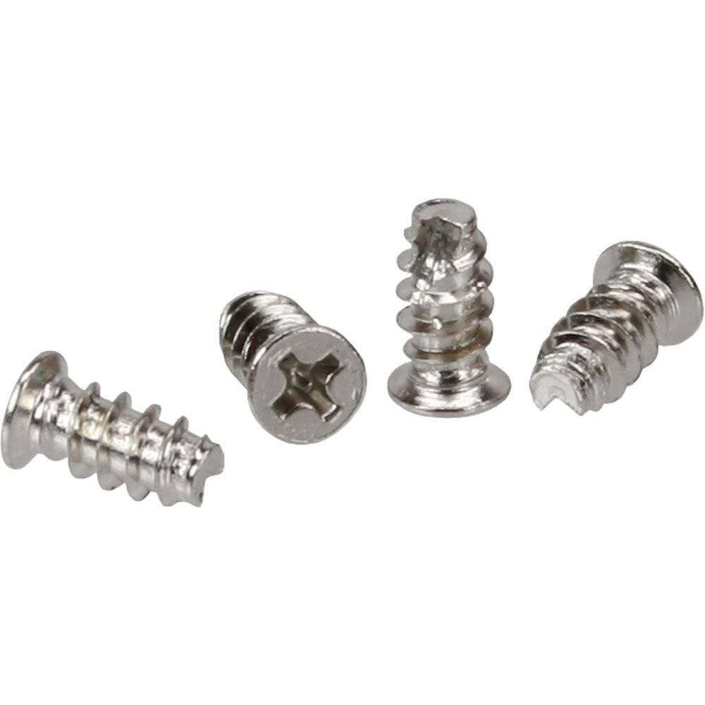 InLine® Lüfterschrauben, 5,0x10,0mm, silbern, 4er Pack-0