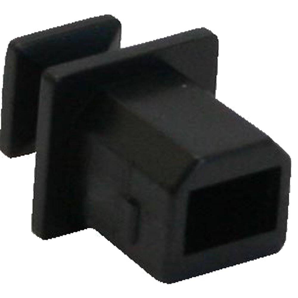 InLine® Staubschutz, für USB-B Buchse, schwarz 50er Pack-2
