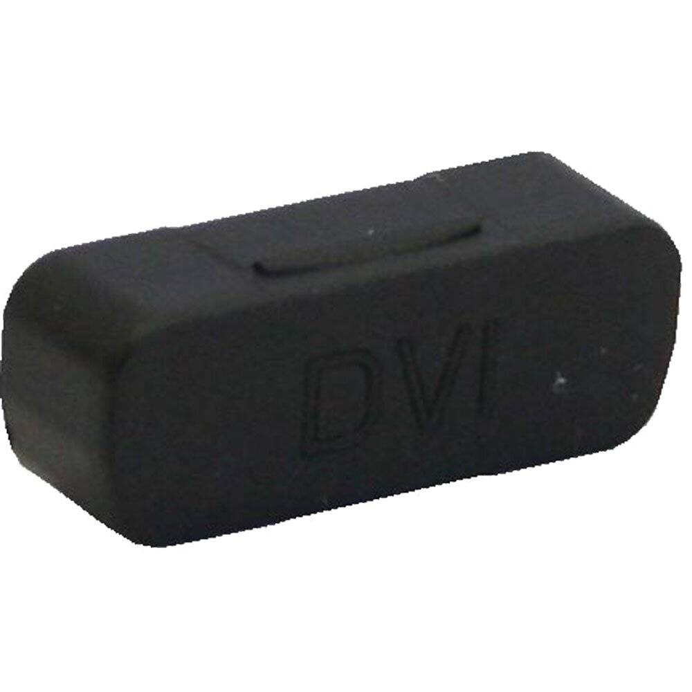 InLine® Staubschutz, für DVI Buchse, schwarz 50er Pack-0