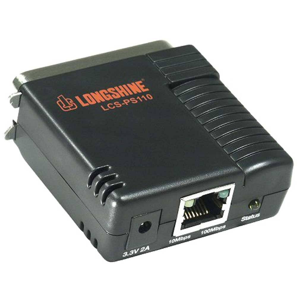 Longshine Printserver 100Mbit 1x parallel, LCS-PS110-A-2