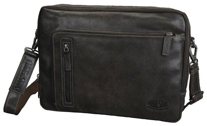Pride and Soul KING - Tasche - Waschleder - braun-0
