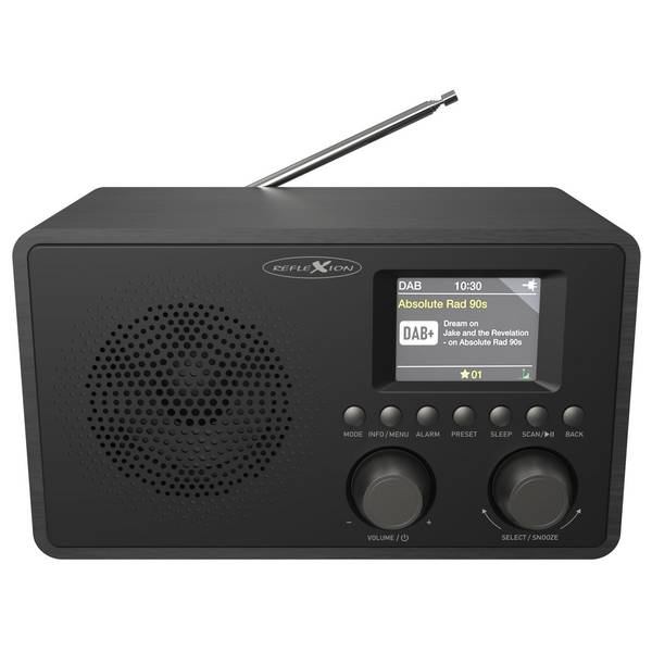 Reflexion HRA1824DAB+ DAB+ Radio schwarz