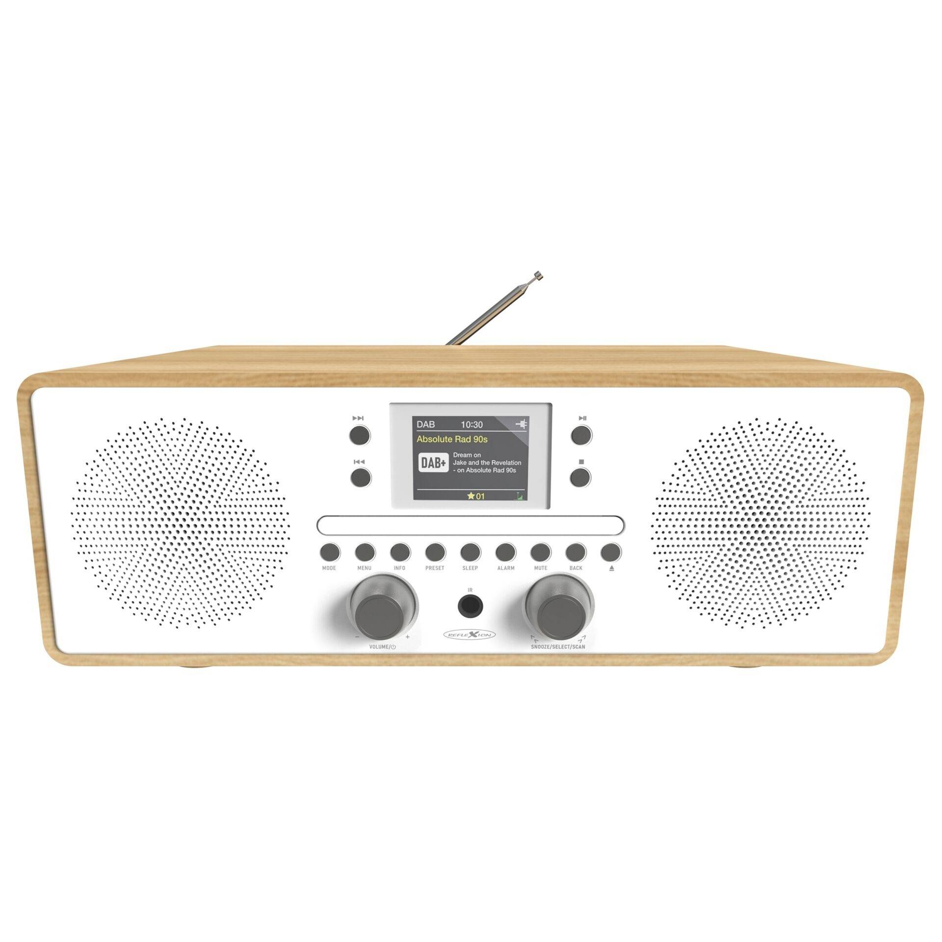 Reflexion HRA21DAB+ DAB+ Radio weiß-0