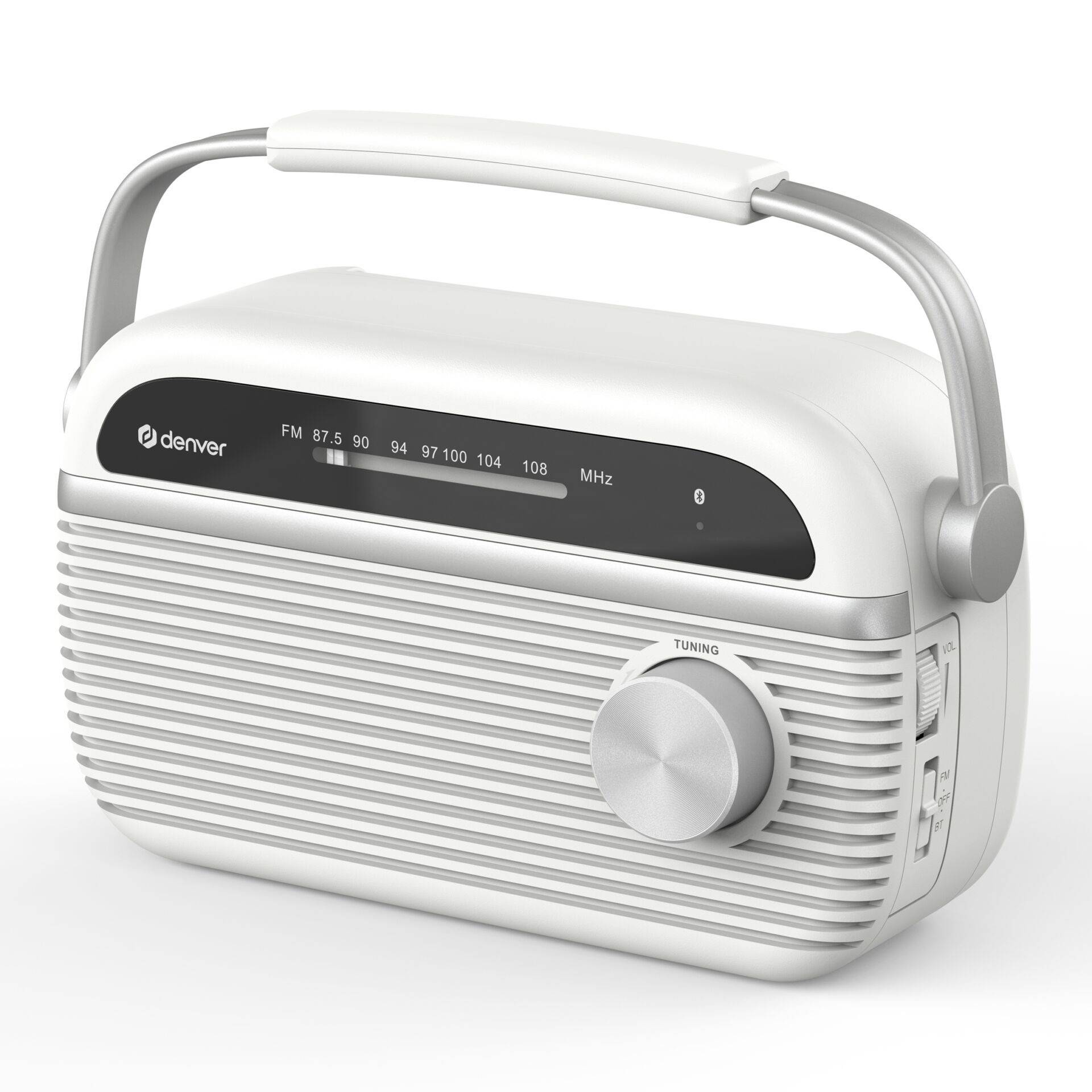 Denver TRB-67W Radio weiß-0