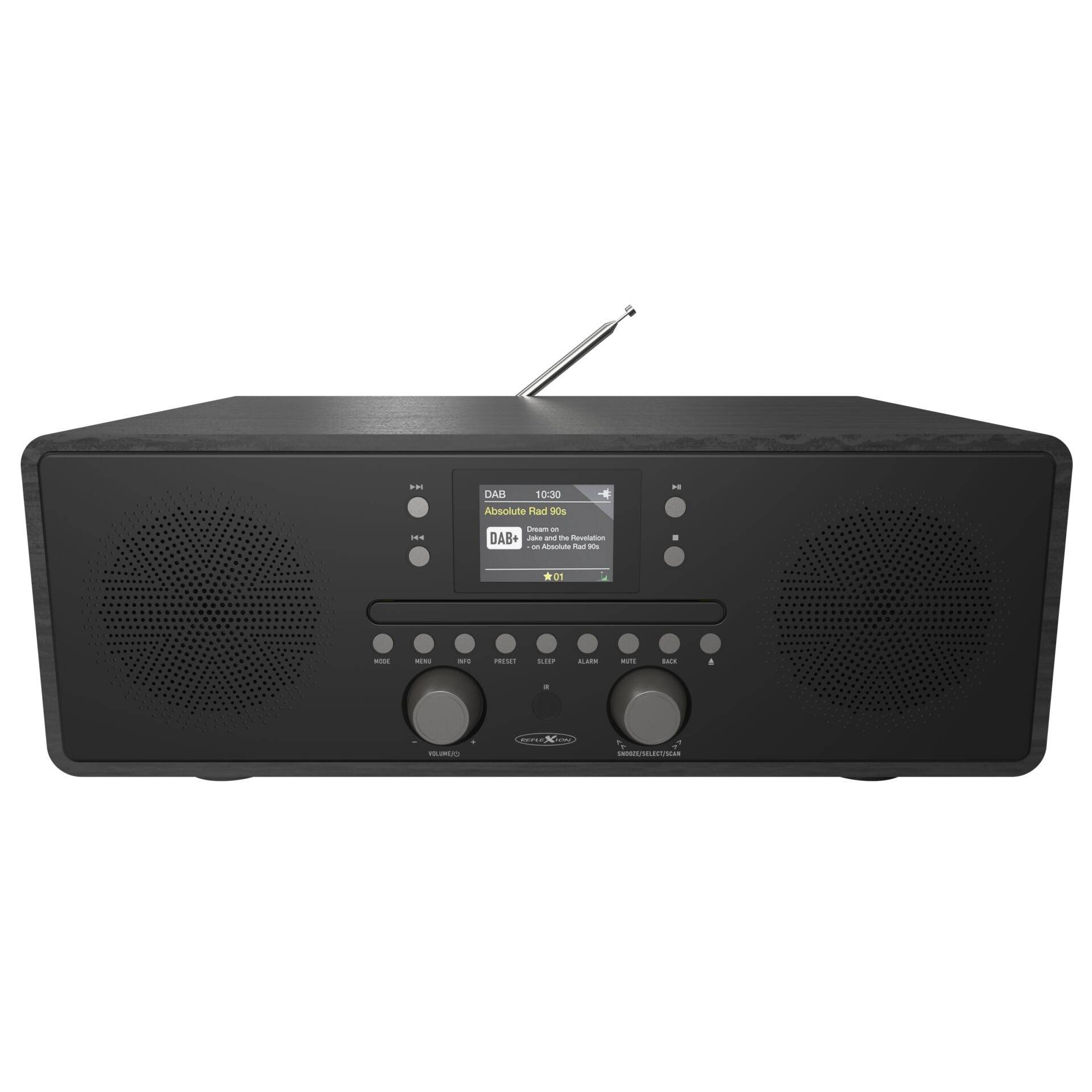 Reflexion HRA21DAB+ DAB+ Radio schwarz-0