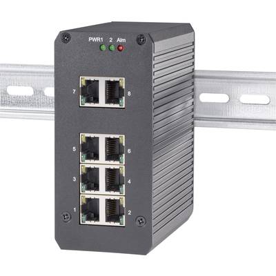  986164 Industrieswitch unmanaged  Anzahl Ethernet Ports 8  LAN-Übertragungsrate 1 GBit/s 