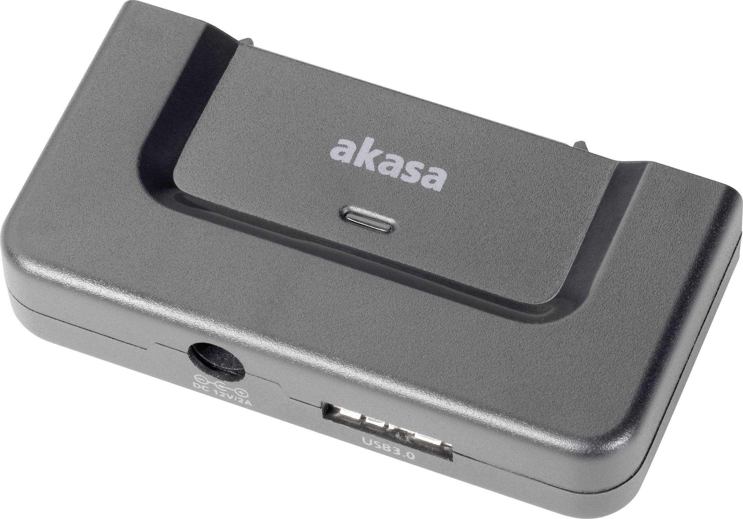 Akasa Festplatten Adapter [1x USB 3.2 Gen 1 Stecker A (USB 3.0) - 1x SATA-Kombi-Stecker 7+15pol.] 1.00 m Schwarz-4