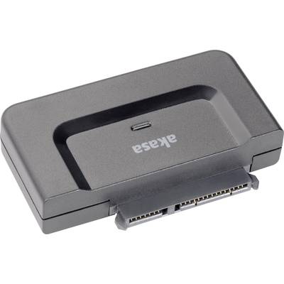 Akasa Festplatten Adapter [1x USB 3.2 Gen 1 Stecker A (USB 3.0) - 1x SATA-Kombi-Stecker 7+15pol.] 1.00 m Schwarz