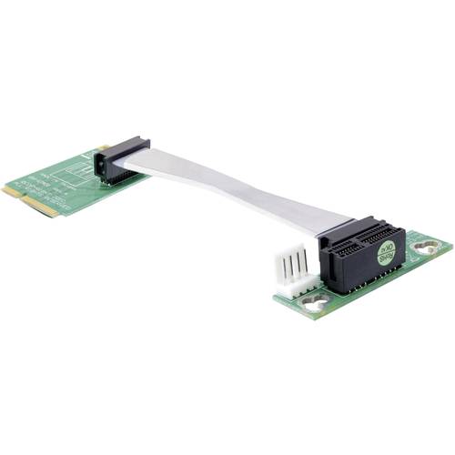 Thumbnail - Delock PCIe Riser Kabel Mini PCIe Stecker, PCIe x1 Buchse, 4pol. Floppy Strom Buchse 0.15 m 41305