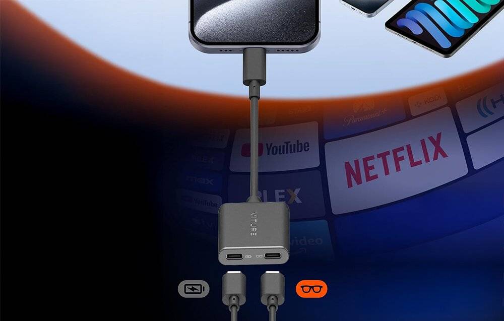 Preisbild für Ladeadapter Viture USB-C XR Pro für iPhone
