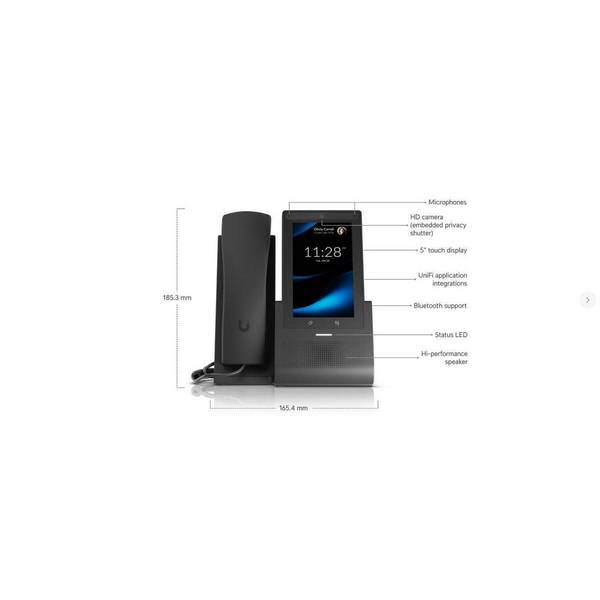 Ubiquiti UniFi Phone Touch G3 Pro POE Bluetooth connectivity Optional Wireless