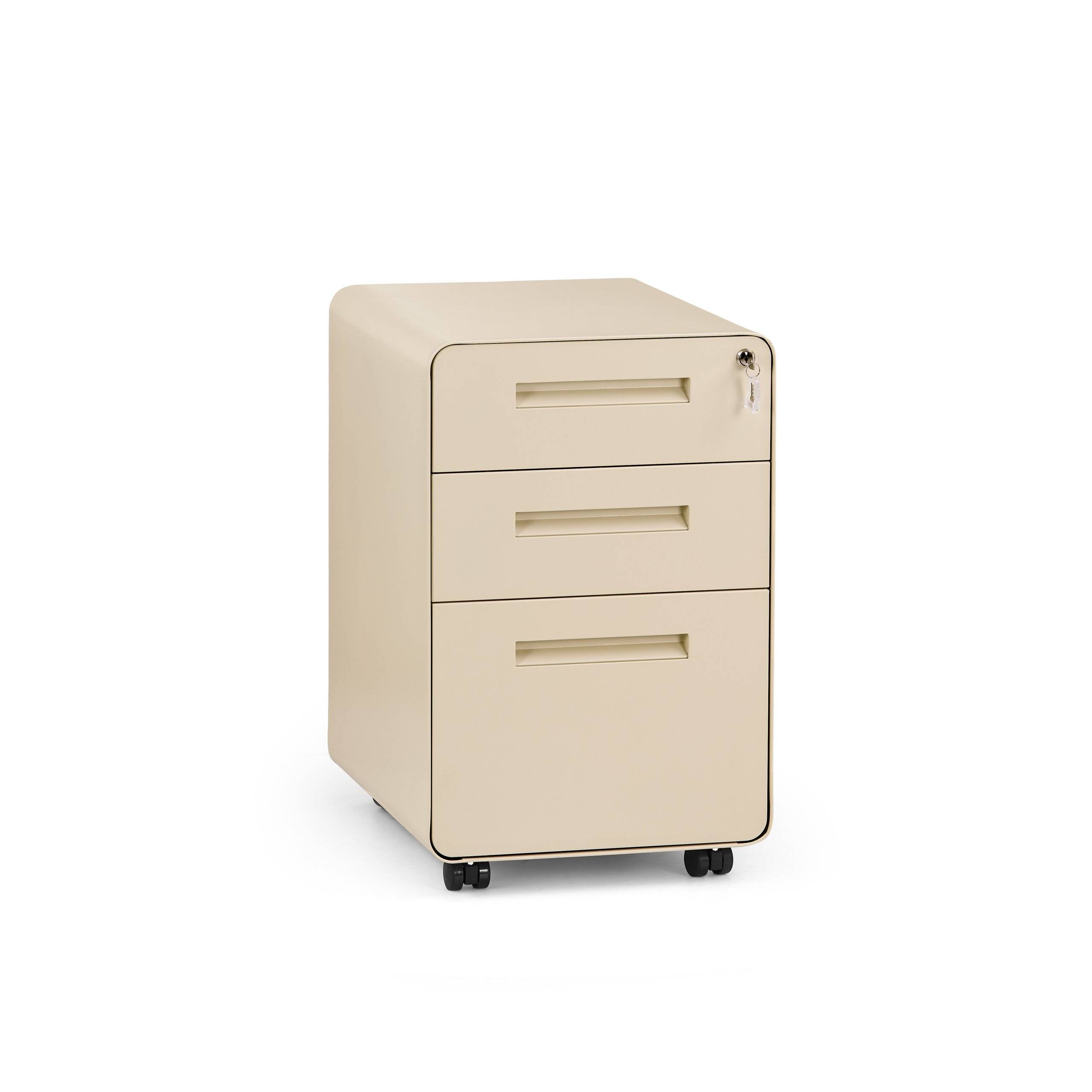 Rollcontainer COLOR PLUS I Metall beige hjh OFFICE