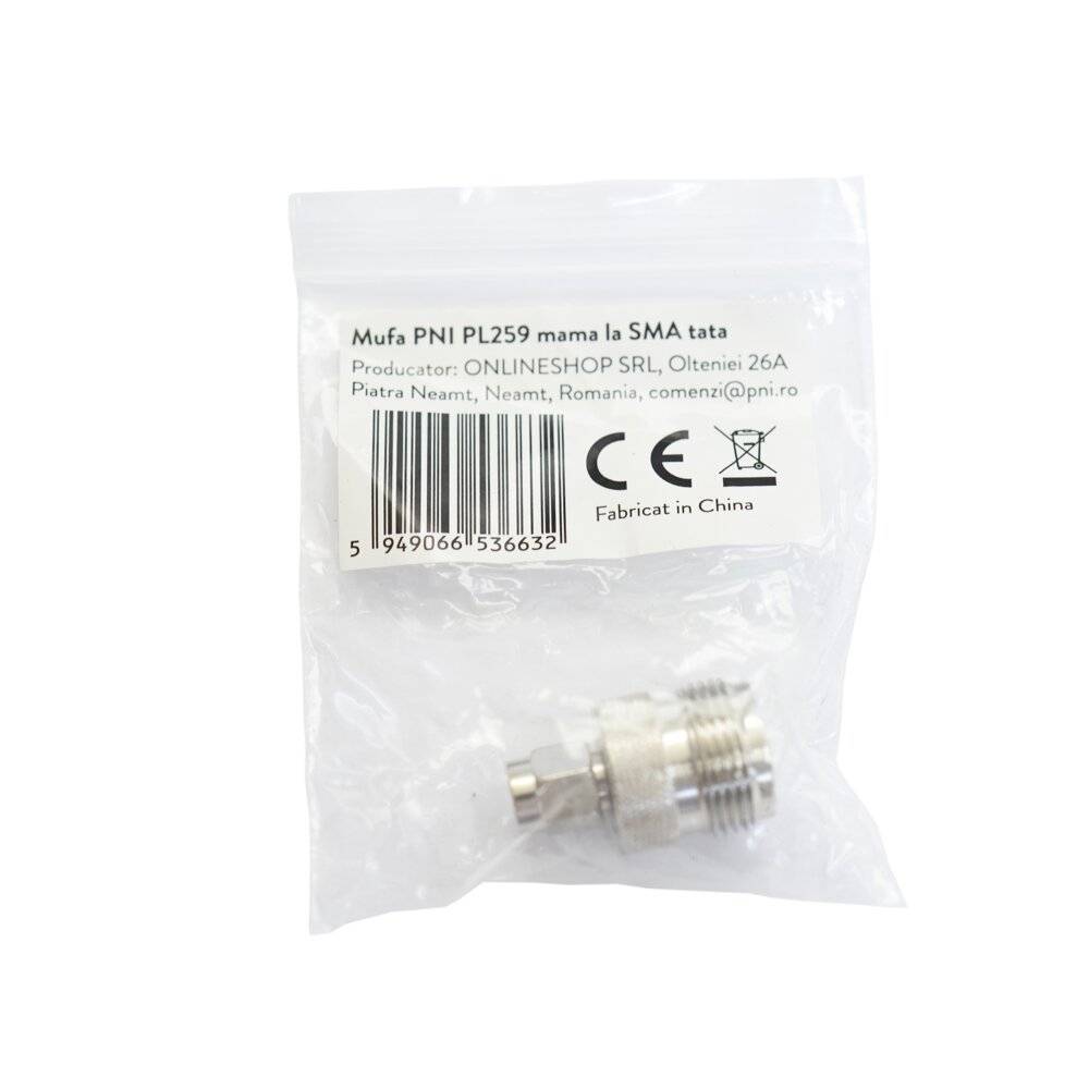 HF-Adapter PNI-SMA-2, PL259 Buchse auf SMA Stecker, 27 x 15 x 15 mm-2