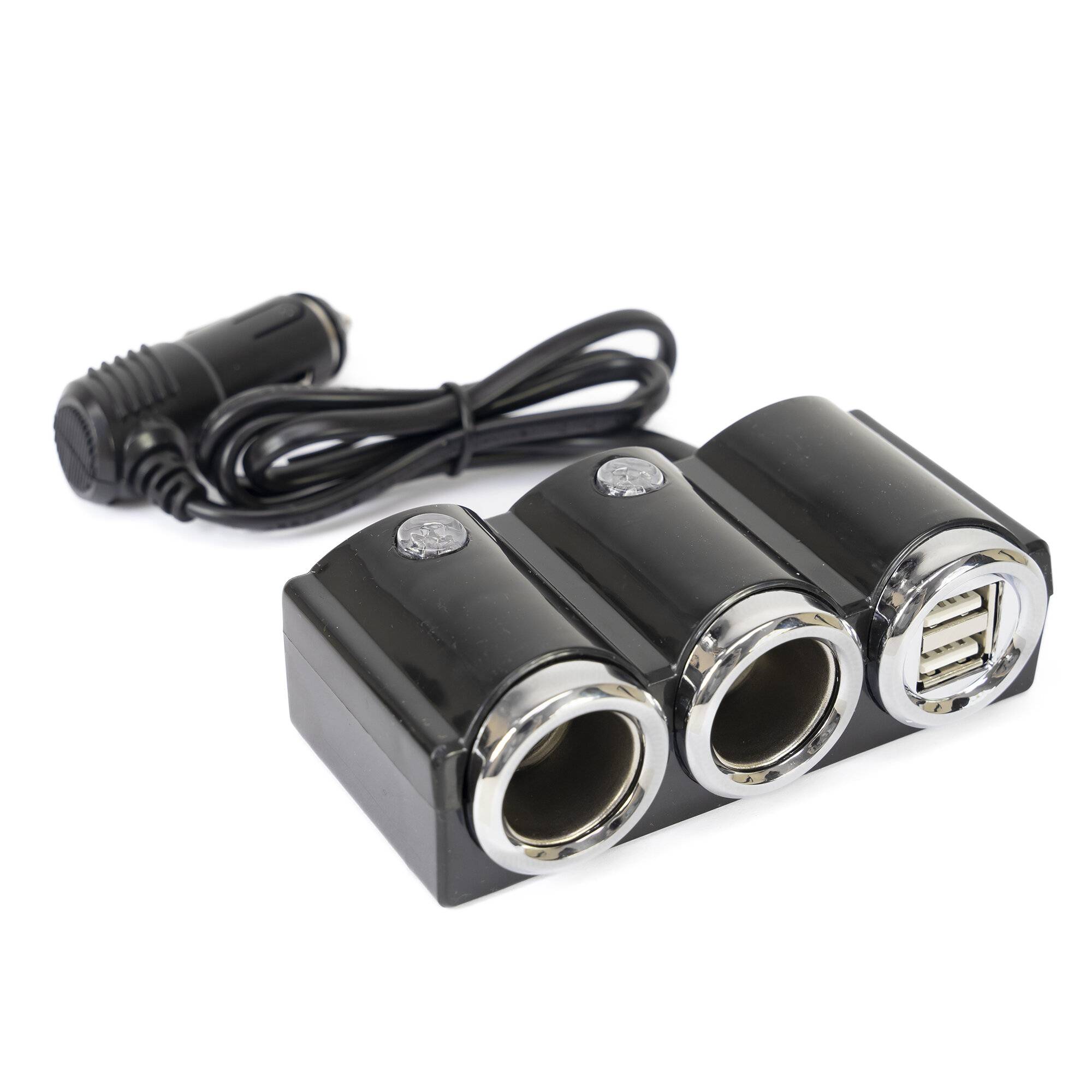 Auto-Zigarettenanzünder-Splitter PNI Lighter 20 12V/24V 2 Ausgänge, 2 x USB,-0