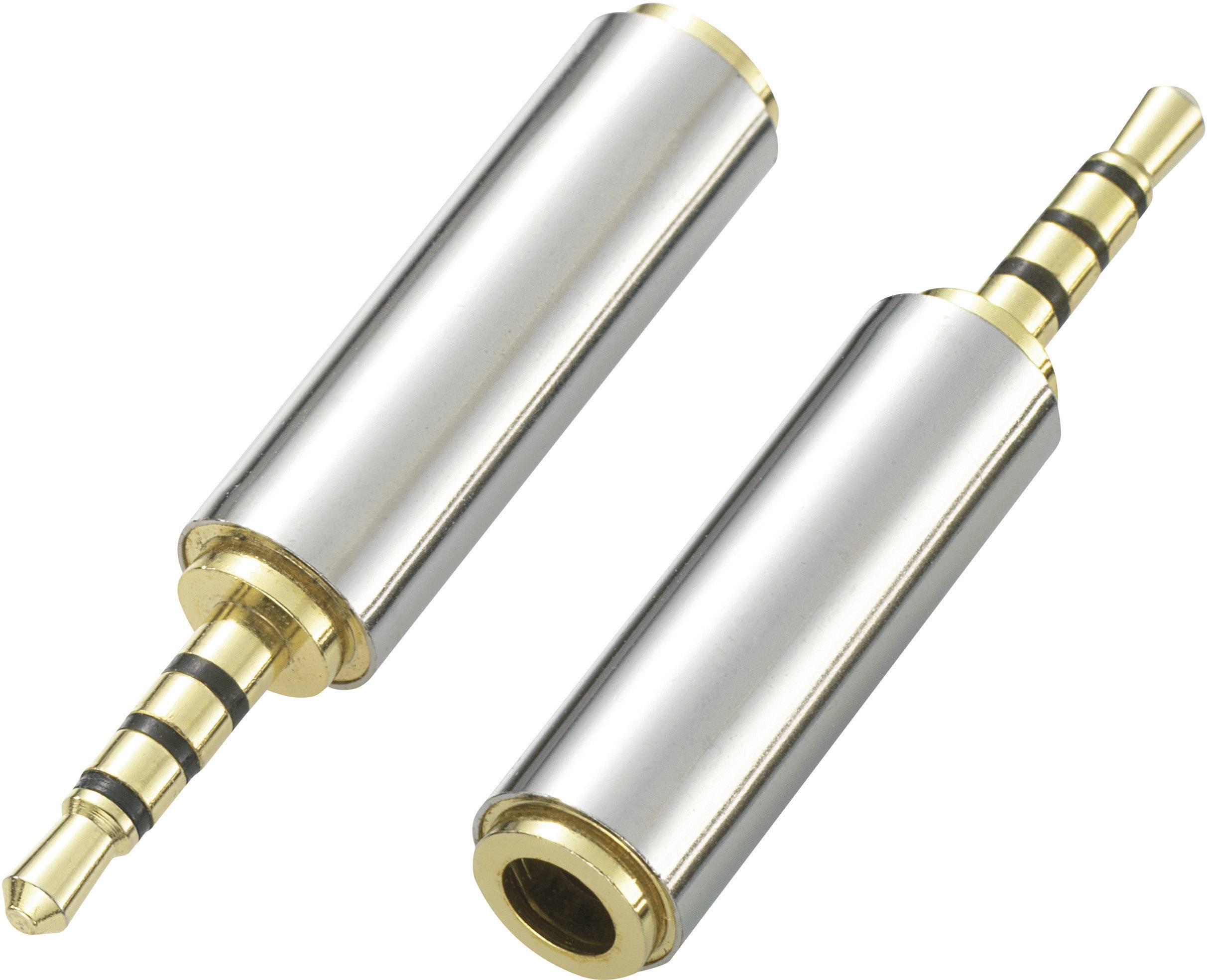 3× Headset Audio Adapter 3,5 mm Buchse auf 2,5 mm Klinke Stecker Jack Stereo Neu
