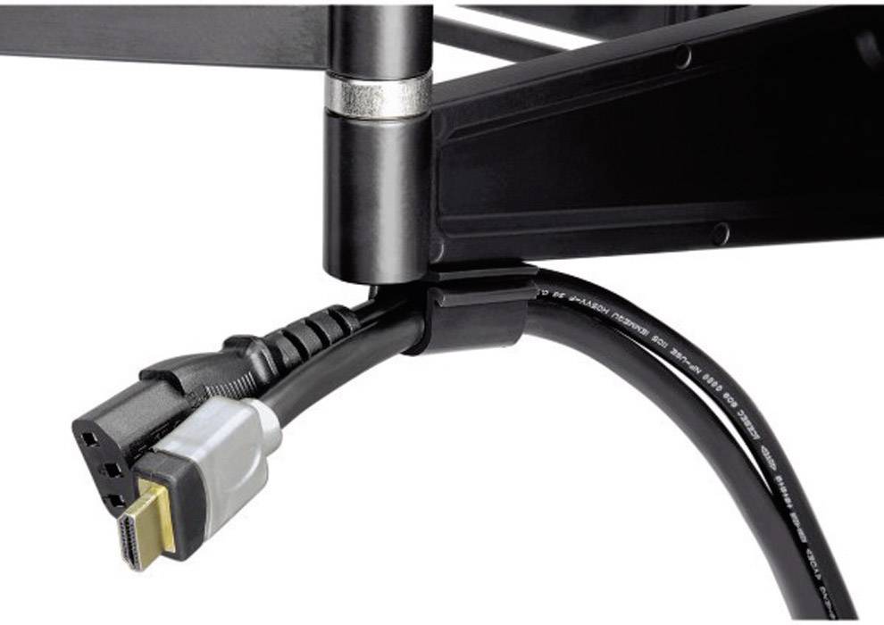 Hama Ultraslim FULLMOTION TV Wall Bracket, 5 stars, XL - Befestigungskit (Wandbefestigung, Dübel) für flat panel - Stahl-1
