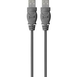Image of Belkin USB-Kabel USB 2.0 USB-A Stecker, USB-A Stecker 1.80 m Schwarz UL-zertifiziert