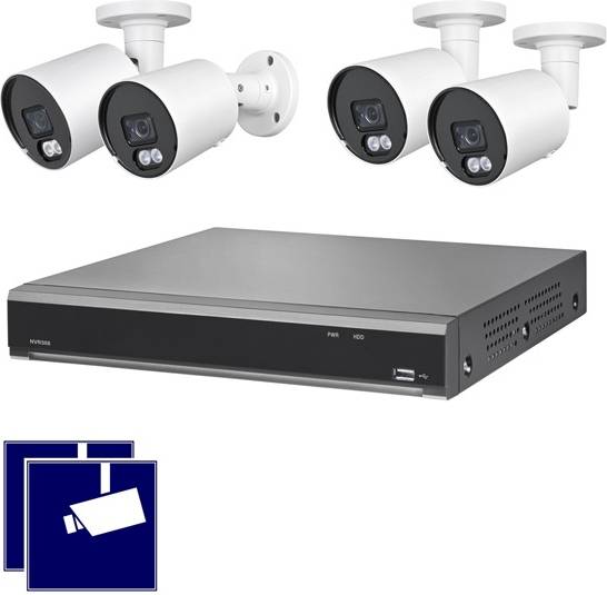 Indexa NVR Netzwerkvideorecorder NWA54 SET-0