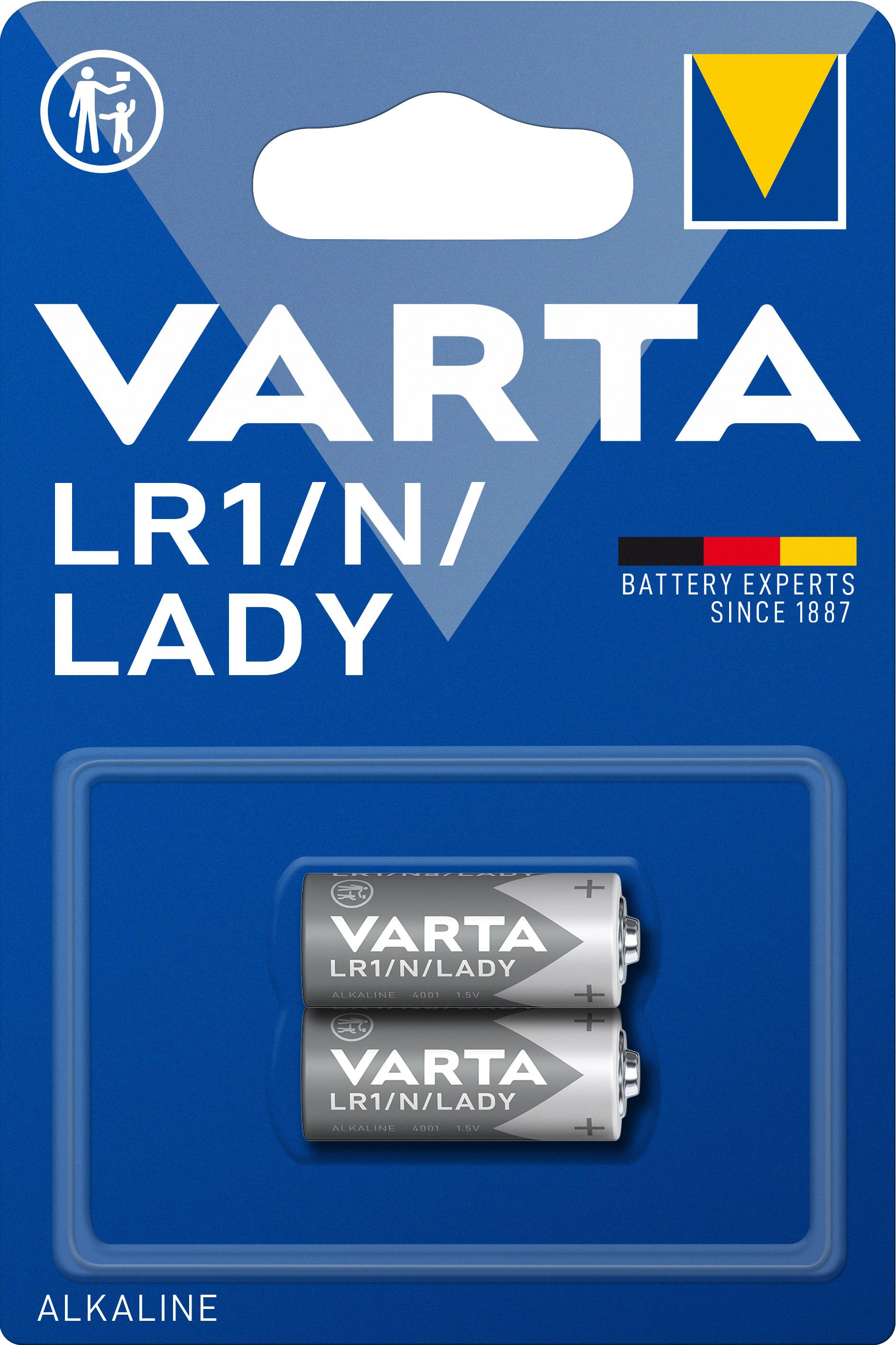 Varta Cons.Varta Batterie Electronics LR1/N/Lady/Al-Mn 4001 Bli.2-0