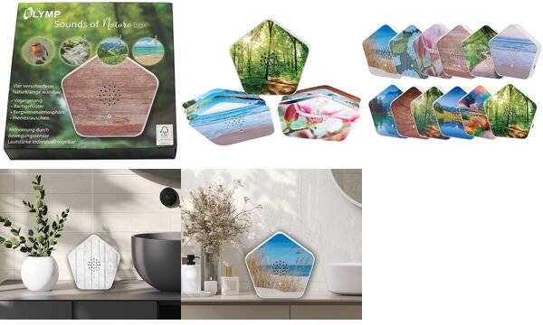 OLYMP Klangbox Sounds of Nature Box, 4 Naturklänge, weiß (5216194)-0