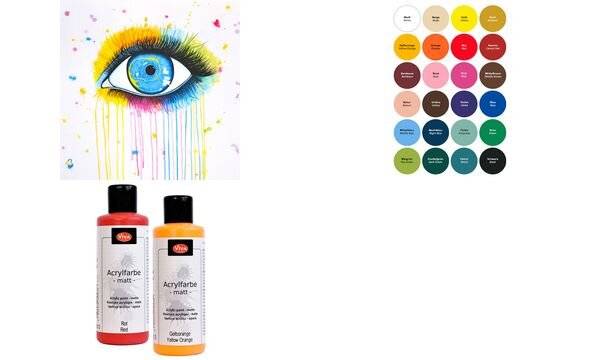 ViVA DECOR Acrylfarbe, 82 ml, rosé (63700093)-0