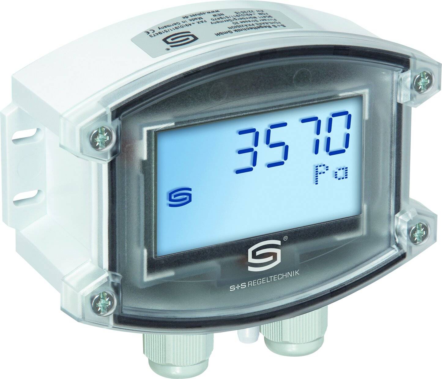 S+S REGELTECHNIK 1301-7164-4950-200, PREMASGARD, 7147-Modbus LCD Drucksensor und Messumformer für Differenzdruck-5