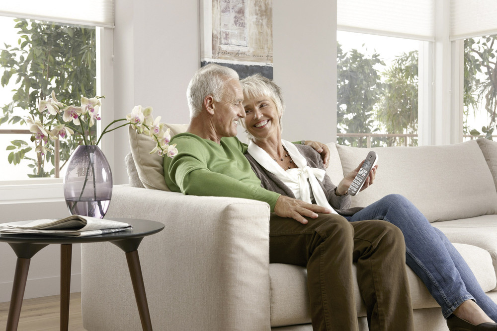 Philips XL 5951C/DE schnurloses analoges Großtasten-Telefon