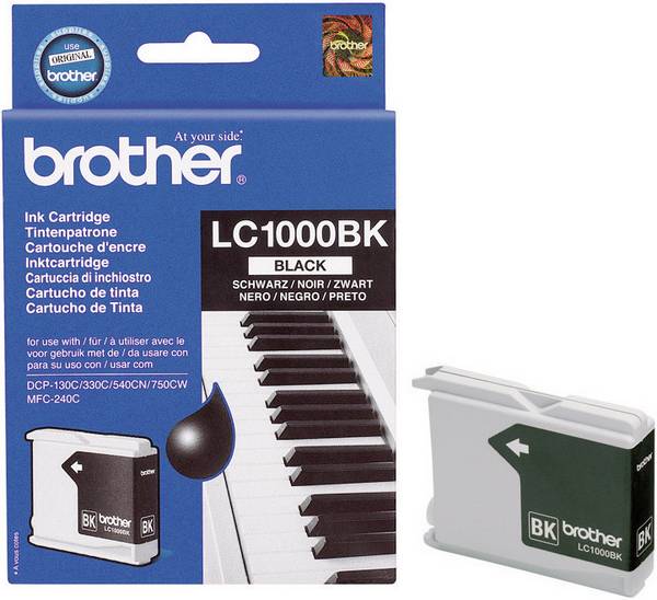 Brother Druckerpatrone LC-1000BK Original  Schwarz LC1000BK