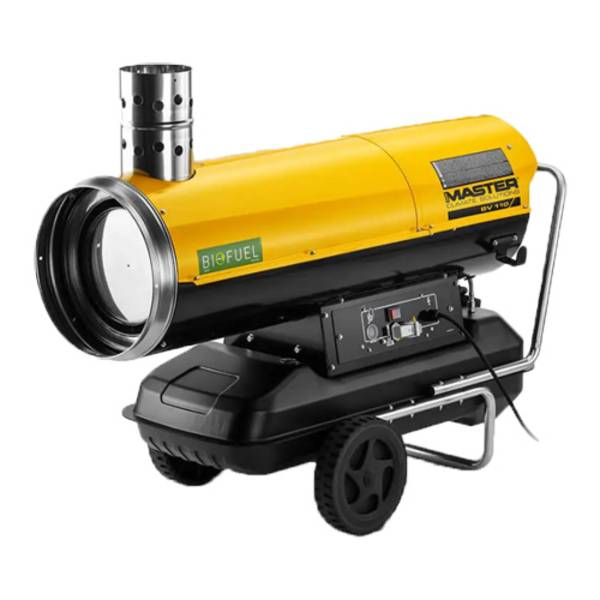 MASTER CLIMATE SOLUTIONS BV 110 - Indirektes Ölheizgerät (34kW Heizleistung | 3,20 l/h Verbrauch | inkl. Fahrgestell)
