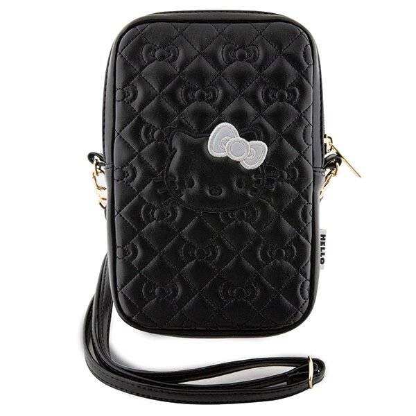 Preisbild für Hello Kitty Quilted Bows Strap-Tasche – Schwarz