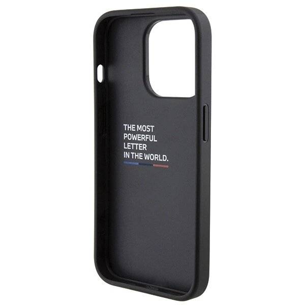 BMW Grip Stand Smooth & Carbon Hülle iPhone 15 Pro – schwarz-1