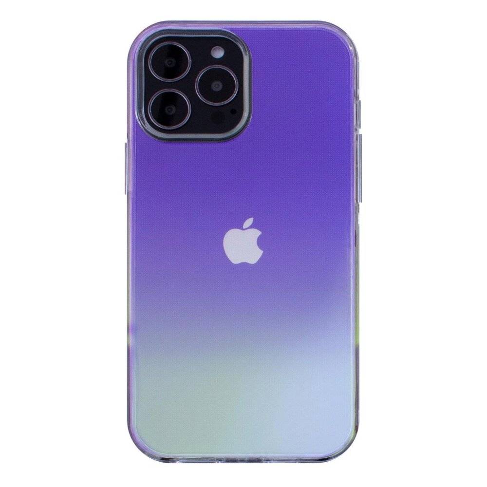 Symbolbild für Aurora Case iPhone 12 Gel-Neon-Cover lila