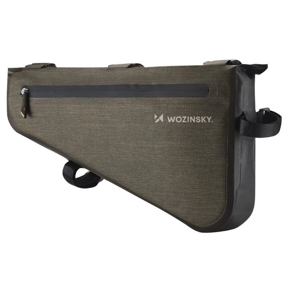 Wozinsky Fahrradrahmentasche 3,5 l grau WBB15BK-2