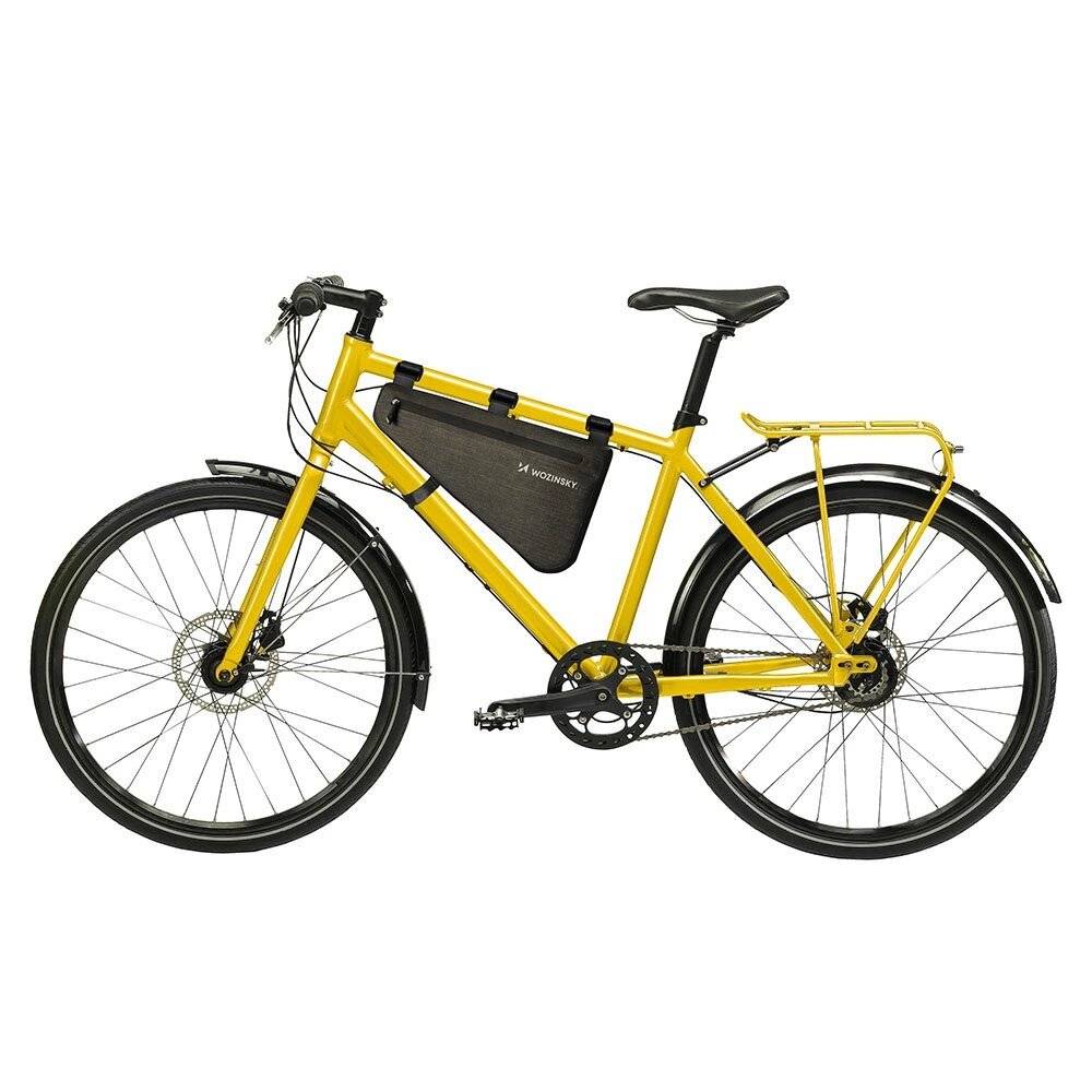 Wozinsky Fahrradrahmentasche 3,5 l grau WBB15BK-4