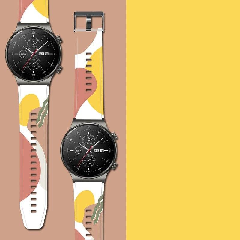 Strap Moro Band Huawei Watch GT2 Pro Silikonarmband Uhrenarmband Muster 8-2