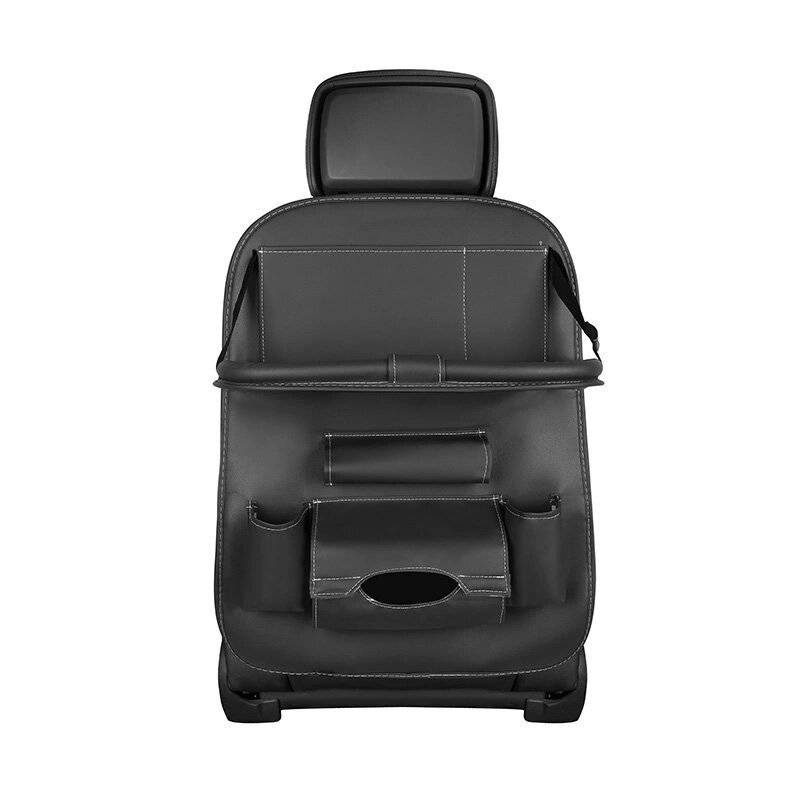 Autositz Organizer Sitzschoner Sitzbezug Ablage Mini Autotisch schwarz-2