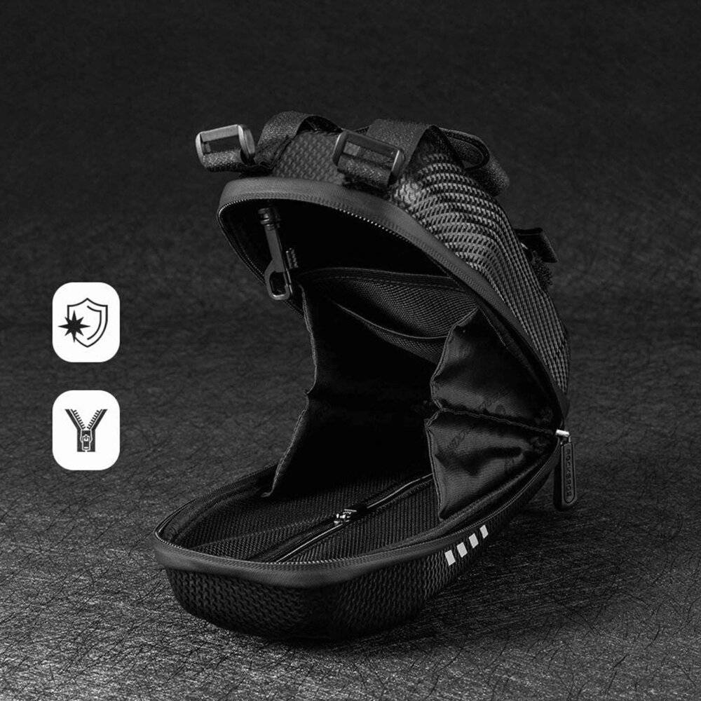Rockbros B62-1 Fahrradtasche Lenker Rahmen 3 l - Schwarz-3