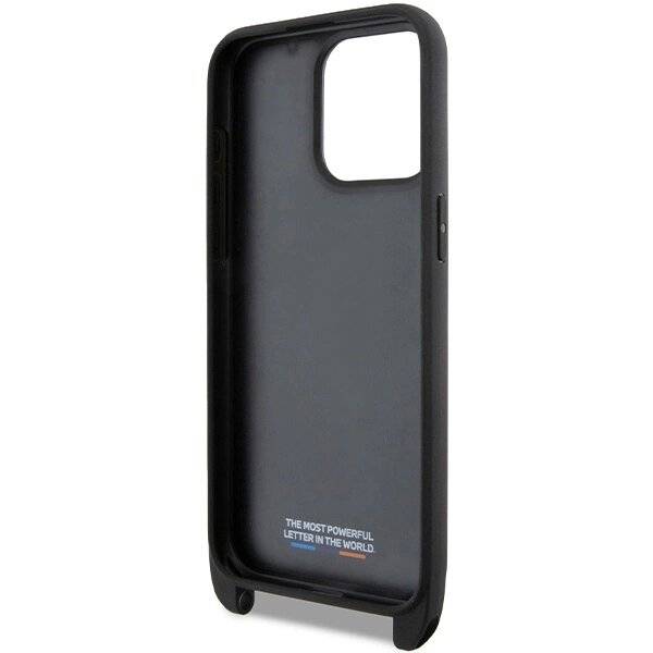 BMW M Edition Carbon Stripe & Strap Hülle iPhone 15 Pro Max – Schwarz-1