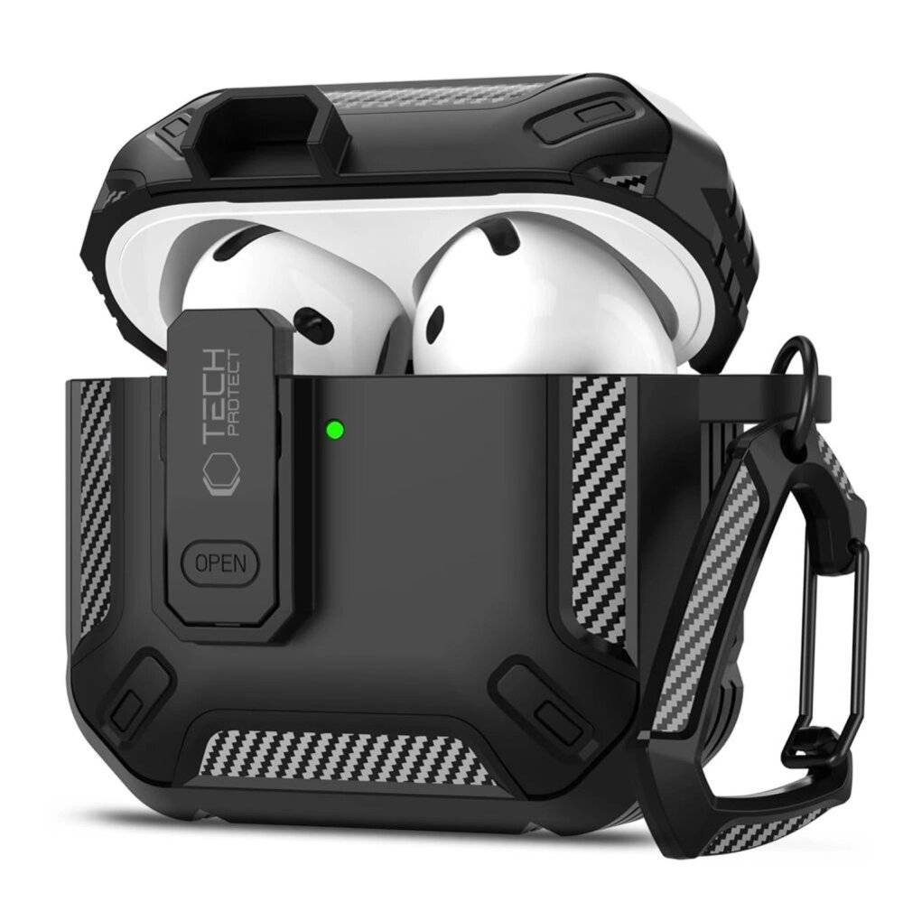 Preisbild für Tech-Protect Carbonox-Gehäuse AirPods 4 – Schwarz