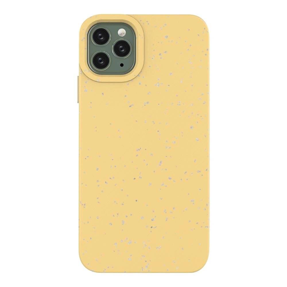 Eco Case Hülle iPhone 11 Pro Max Silikonhülle Handyhülle Gelb-5