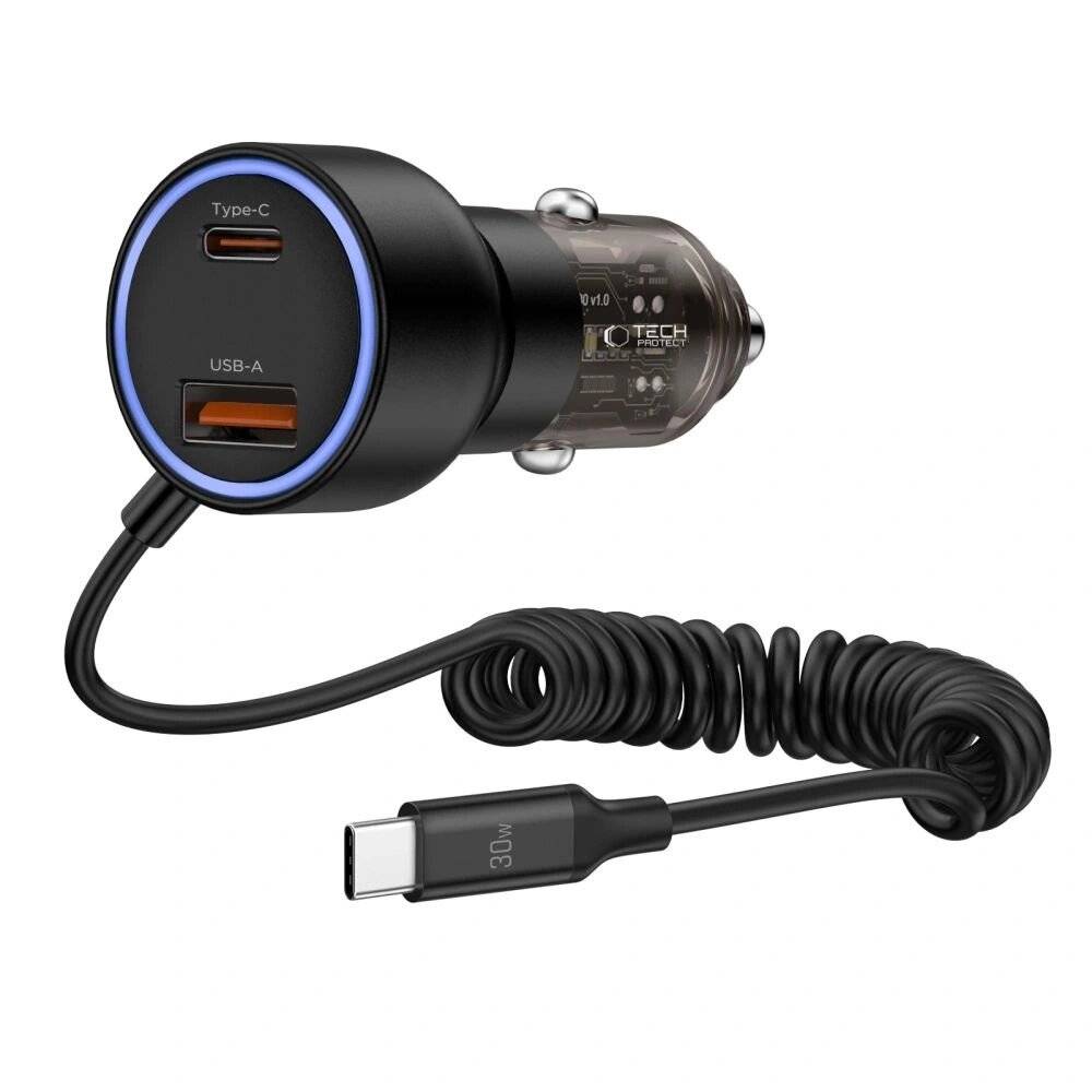 Preisbild für CC05 Autoladegerät 2-Port PD60 W + USB-C Kabel - Schwarz